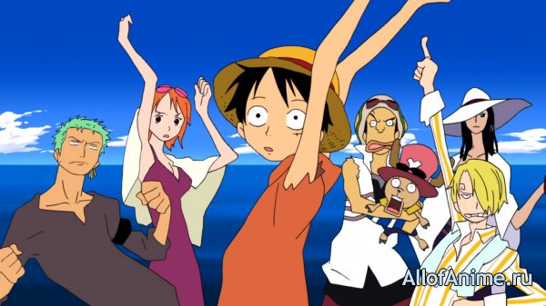 Ван-Пис: Фильм шестой / One Piece: Baron Omatsuri and the Secret Island (2005/RUS)